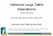 Informix Large Table Operations
