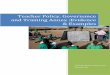 Teacher Policy, Governance and Training Annex :Evidence 