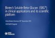 Biotec’s Soluble Beta-Glucan (SBG in clinical applications 