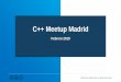C++ Meetup Madrid