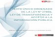 TEXTO ÚNICO ORDENADO DE LA LEY Nº 27806, LEY DE 