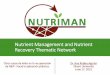 Nutrient Management and Nutrient Recovery Thematic Network