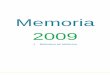 Memoria Medicina 2009