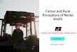 Farmer and Rural Perceptions of Mental Health - fb.org