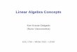 Linear Algebra Concepts - UCSD DSP LAB