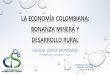 LA ECONOMÍA COLOMBIANA: BONANZA MINERA Y …