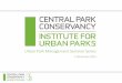 Urban Park Management Seminar Series