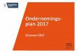 Ondernemings- plan 2017 - VREG