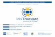 LE PROJET « IRIS TRANSLATE » AU CŒUR DE LA RECHERCHE 