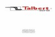 Operators Manual - Talbert Manufacturing Inc