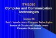 ITM1010 Computer and Communication Technologies - EE 