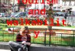 Tourism and walkability