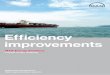 Efficiency improvements Main engine auxiliary systems