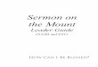 Sermon on the Mount Leader Guide (NASB and ESV)