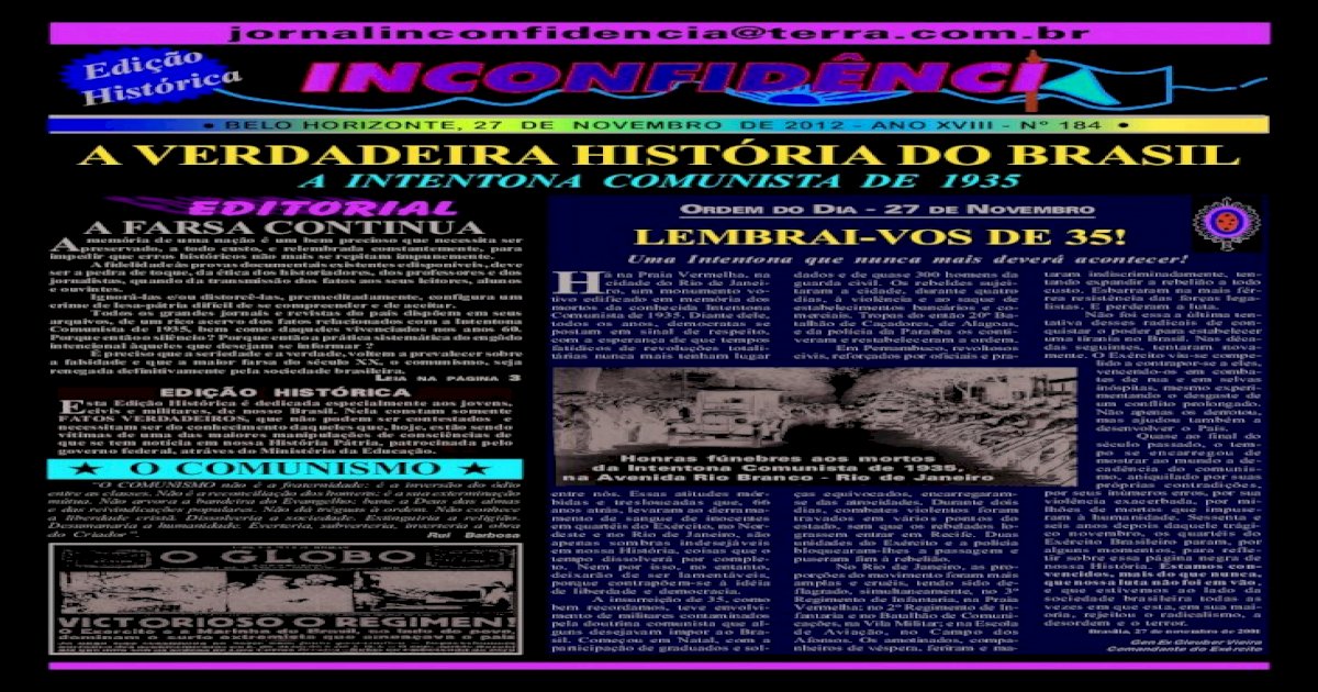 PDF) Camaradas - Jornal Inconfidê 