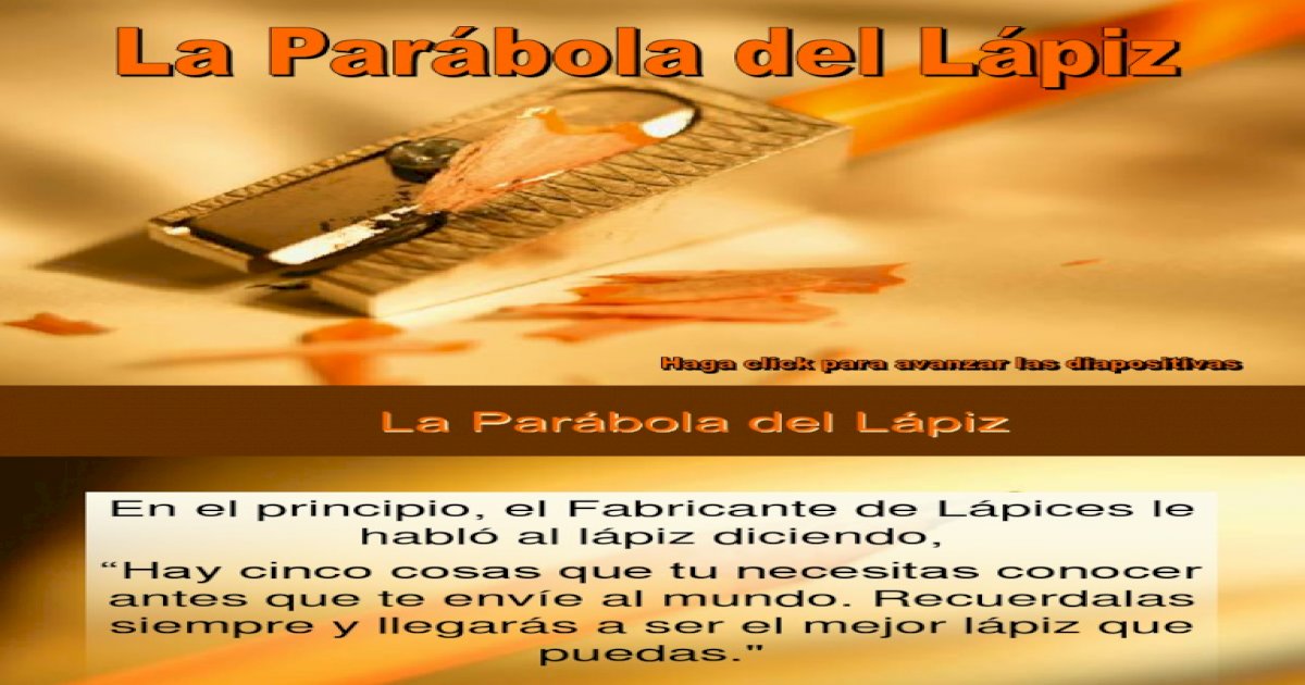 9 Parabola Del Lapiz