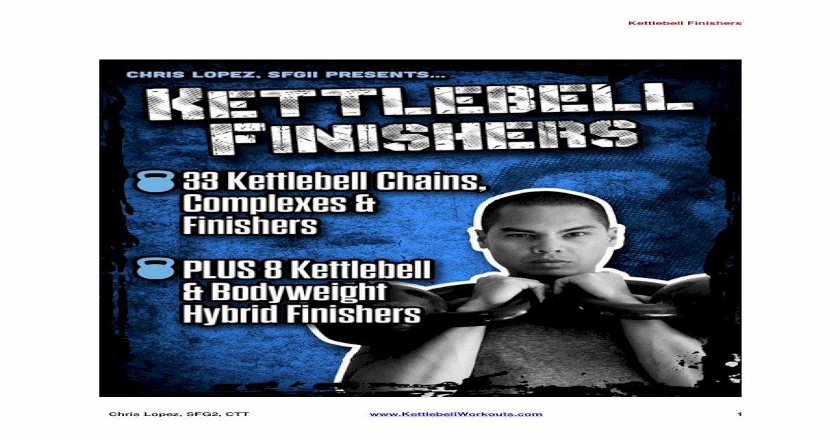 Kettlebell Finishers