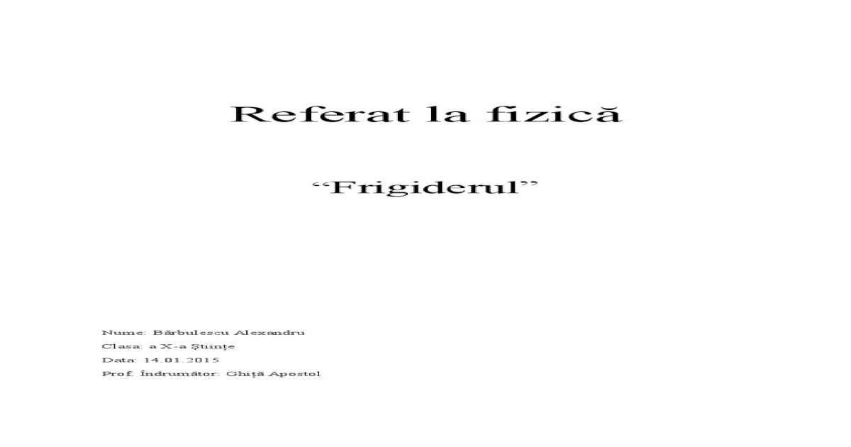 PDF) Referat La Fizică - DOKUMEN.TIPS