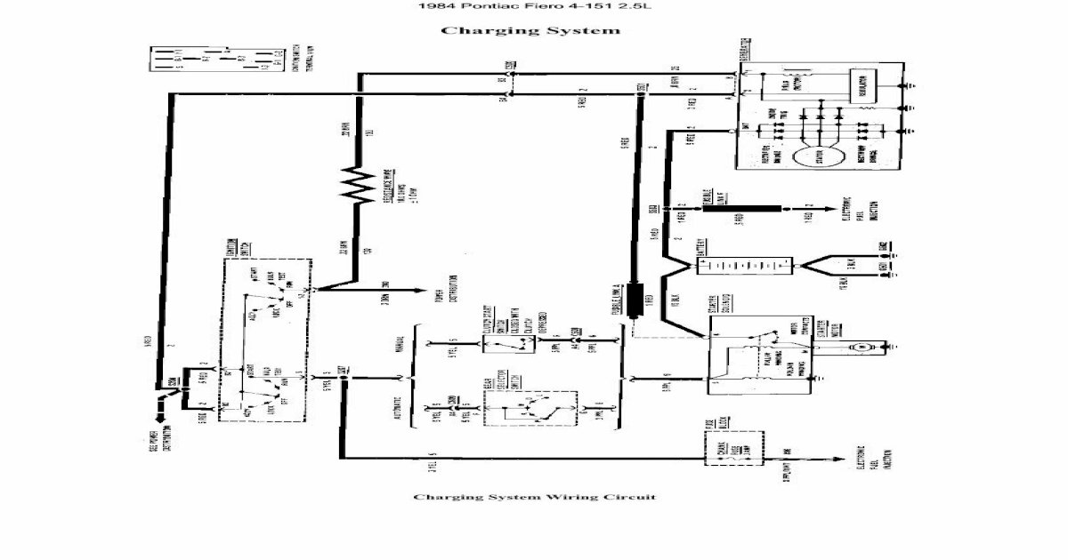 1984 Fiero Electrical Diagrams