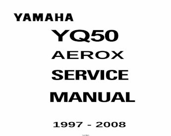 PDF) Yamaha YQ50 Aerox YQ 50 Service Repair Manual 1997-08 - DOKUMEN.TIPS