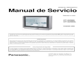 PDF) Panasonic CT G2995 