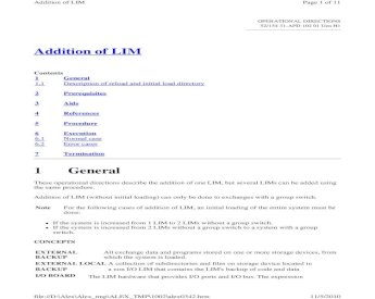 PDF) Addition of LIM in MD110 - DOKUMEN.TIPS