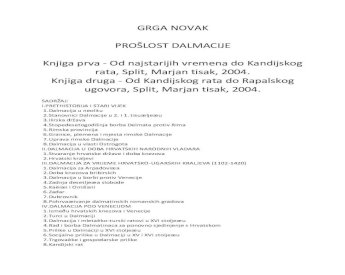 PDF) Grga Novak Povijest Dalmacije - DOKUMEN.TIPS