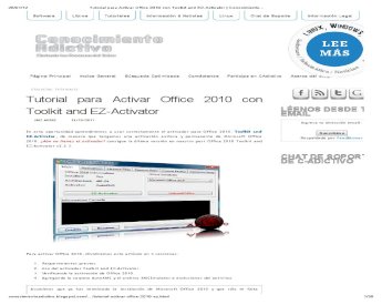 PDF) Activador Office 