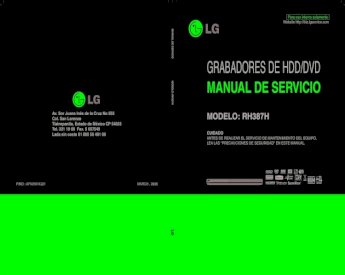 PDF) LG RH387H Combo DVD HDD Service Manual - DOKUMEN.TIPS