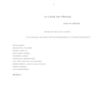PDF) O Casa de Papusi Nora Henrik Ibsen - DOKUMEN.TIPS