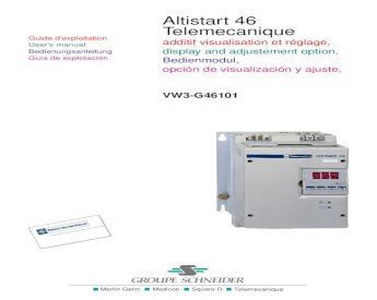 PDF) Altistart 46 VW3G46101 Display and Adjustment En - DOKUMEN.TIPS