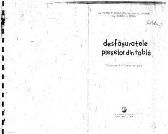 PDF) Victor ST. Bunjulov - Desfasuratele Pieselor Din Tabla - DOKUMEN.TIPS