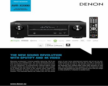 PDF) Denon AVR-X500 - DOKUMEN.TIPS