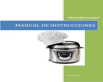 PDF) Instrucciones Chef Oh-menaje - DOKUMEN.TIPS