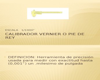 PDF) Calibrador Vernier o Pie de Rey Siistema Ingles 0,001 - DOKUMEN.TIPS