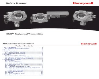 PDF) XNX Uni Transmitter_Safety Manual - DOKUMEN.TIPS