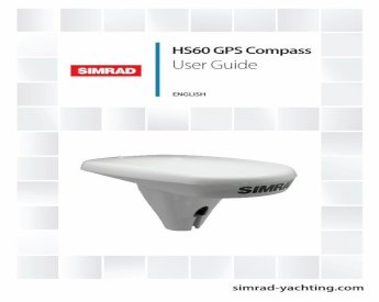 PDF) HS60 GPS Compass User Guide - Simrad Yachting€¦ · Since there is some  error in the GPS data calculations, the HS60 also tracks a differential  correction. ... HS60 GPS Compass - DOKUMEN.TIPS