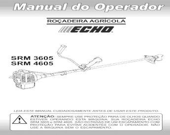 PDF) SRM 3605 SRM 4605 -  brudden.com.brbrudden.com.br/downloads-brudden/manuais/Rocadeira-SRM3605-SRM4605.pdf  · Manual do Operador 01 INTRODUÇÃO As roçadeiras SRM 3605 e SRM 4605 foram  - DOKUMEN.TIPS