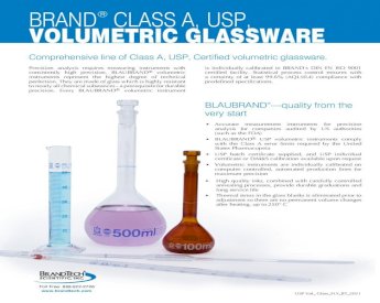 BrandTech 30606 BLAUBRAND® Bulb Pipette, Glass, Class A, 4 mL; 6/PK