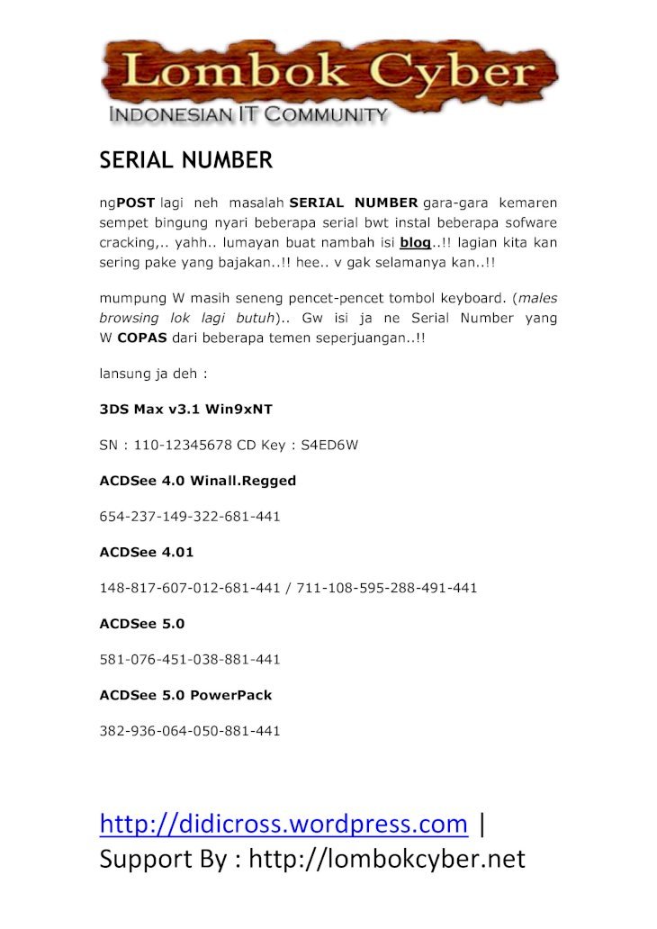 PDF) All Serial Key - DOKUMEN.TIPS