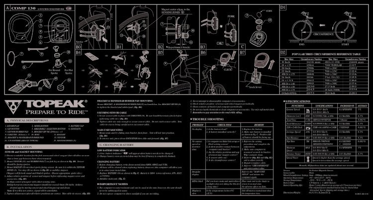 PDF) Topeak Bike Computer Manual - DOKUMEN.TIPS