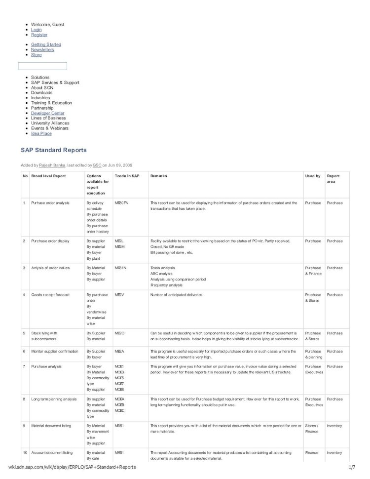 PDF) SAP MM Standard Reports - DOKUMEN.TIPS