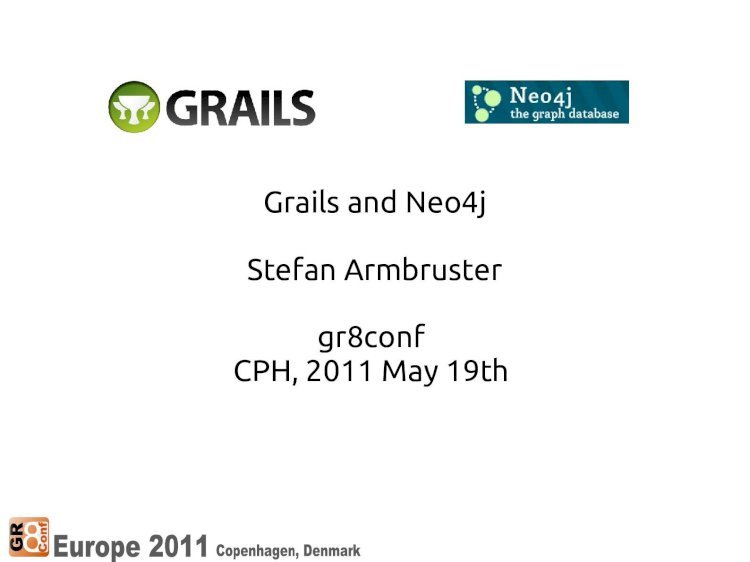 Redis and Groovy and Grails - gr8conf 2011