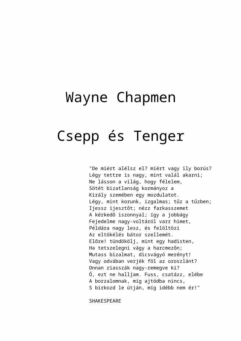 DOC) Wayne Chapman - Csepp és tenger - DOKUMEN.TIPS