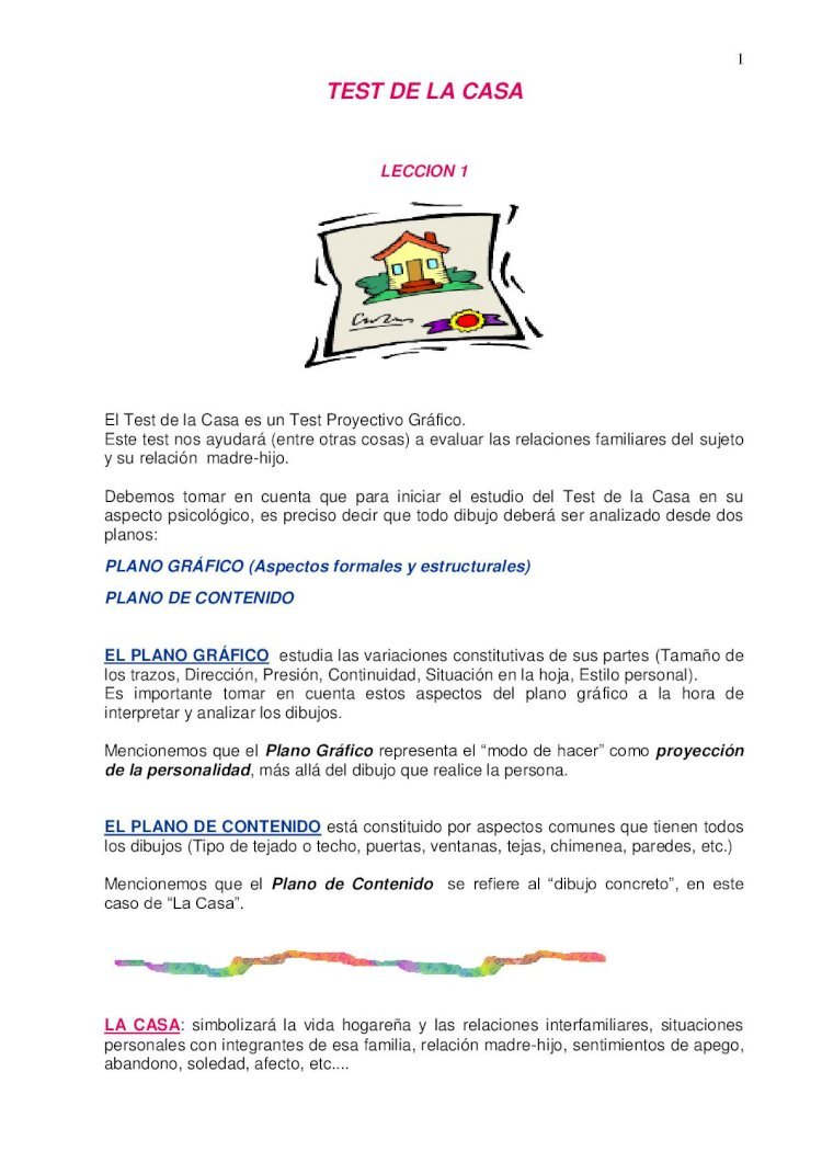residuo No esencial Paciencia PDF) MANUAL DEL TEST DE LA CASA - DOKUMEN.TIPS