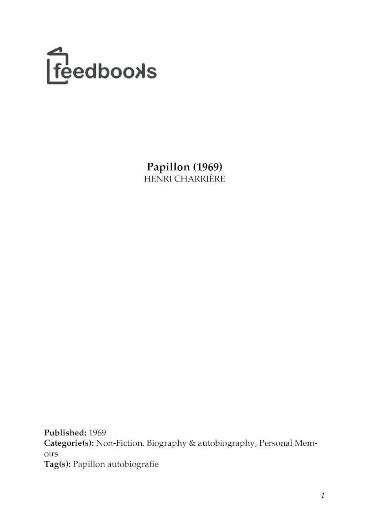 PDF) Papillon (1970) - HENRI CHARRIÈRE - DOKUMEN.TIPS