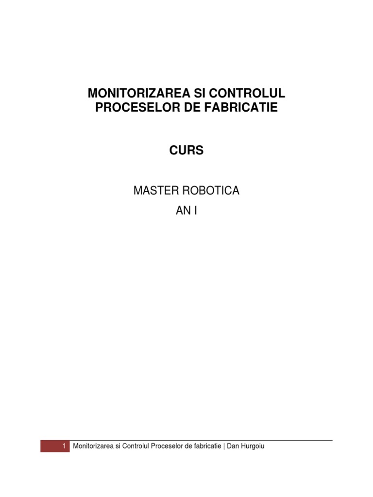 PDF) Monitorizarea Si Controlul Proceselor de Fabric a Tie - Curs -  DOKUMEN.TIPS