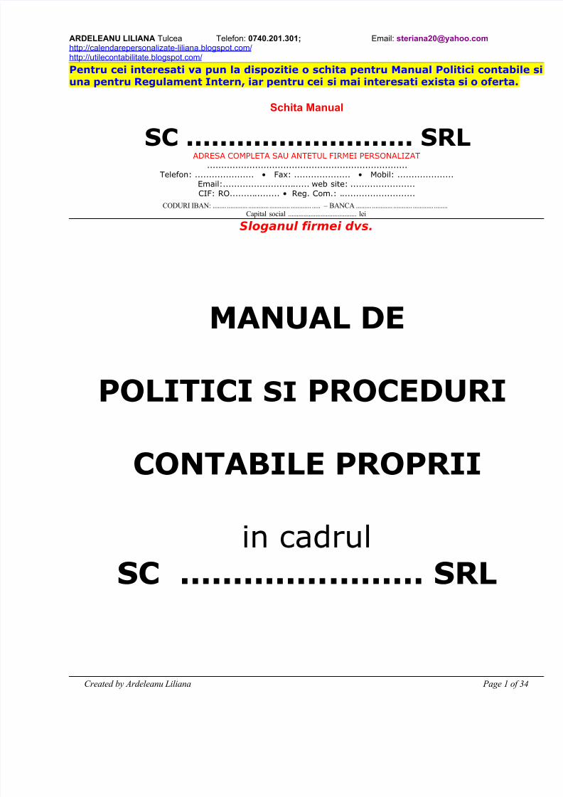 PDF) Model Manual Politici Contabile - DOKUMEN.TIPS