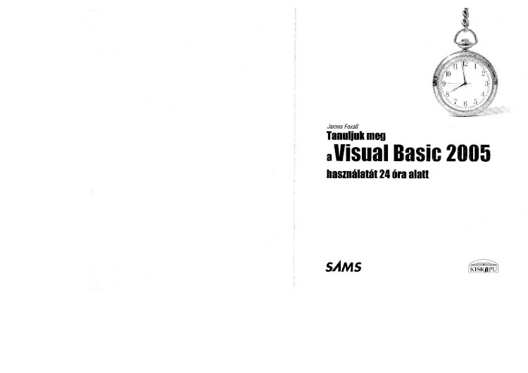 PDF) Tanuljuk meg a Visual Basic 2005 használatát 24 óra alatt -  DOKUMEN.TIPS