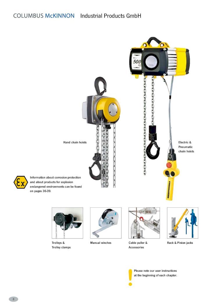 PDF) 01. CMCO Catalog Cosmo Petra Safe Lifting Solutions Hoisting  Equipment Ratchet Lever Hoists Hand Chain Hoists Winches Trolleys  Crane Systems